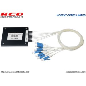  8CH Mux Demux DWDM Multiplexer 100G 200G 0.9mm For CATV FTTx Systems Manufactures