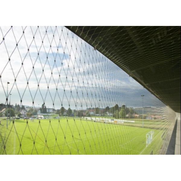 Safety Protection in Construction Stainless Steel Rope Net Fencing