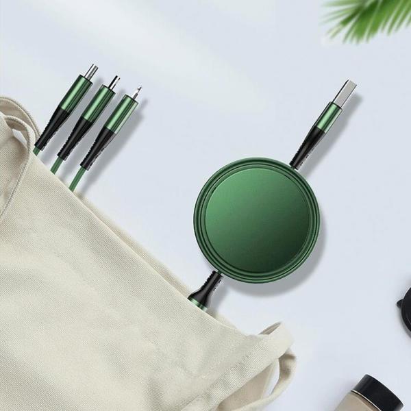 Retractable Multiple OD 3.5mm Universal Charging Cables Custom Logo
