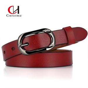 China Fashion Cowhide Women'S Leather Belt Classic Adjustable Size on sale