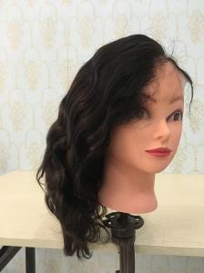  cheap price hot selling natural color bleached knots with baby hair body wave full lace wigs Manufactures