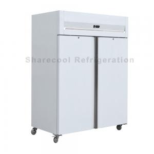 China Europe Standard Stainless Steel Upright Refrigerator 110V 60Hz CFC Free Refrigerants on sale