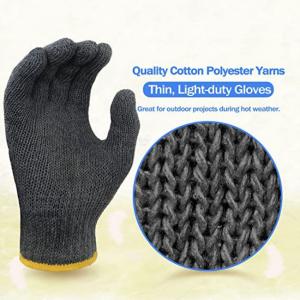China Lightweight Hand Cotton Gloves Durable Washable Cotton Full Hand Gloves on sale