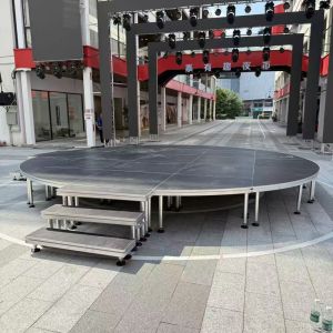 Buy cheap Adjustable Aluminum Round Stage 1.22x1.22m CE Certified from wholesalers