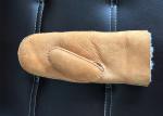 Handsewn Beige Warmest Sheepskin Gloves S M L XL For Protective Fingers