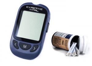  EXACTIVE Blood Glucose Meter with 50 FREE Silver Glucose Test Strips Manufactures