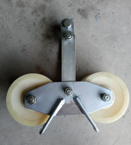 Triple Bundle Conductor Stringing Blocks / Pull Cable Tandem Wire Pulley Block