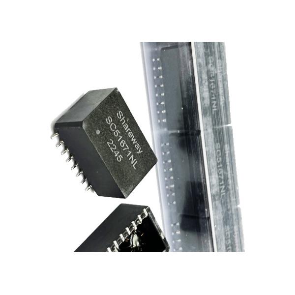 SMD BMS Signal Transformer Two Channels With Choke SM91509AL