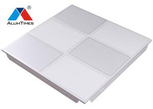 China WaterProof House Interior False Ceiling , Aluminum Drop Ceiling Tiles Moisture Resistant on sale