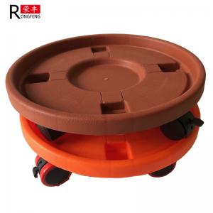  U Shaped Plastic Drip Tray For Plants , Thickened Plastic Plant Pot Base Manufactures