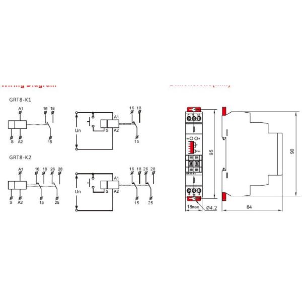 Digital Setting Modular Timing Relays AC DC 12V 24V