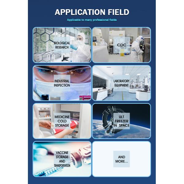 Stirling Cooling System 25L Upright Ultra Low Freezer for Low Temperature Storage