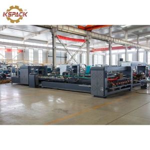 KS 2000 Hot Melt Adhesive Box Folder Gluer Machine Double Large Size Compact