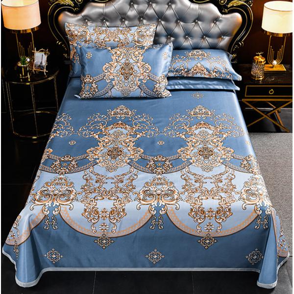 100% Polyester Fibre Ice Silk Cooler Set With Sanding Sheet Printed Mat