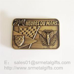 China Custom made Antique brass metal emblem plate sign plaques, zinc alloy, on sale