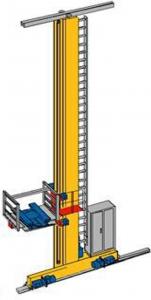  Height 12900mm Lightweight ASRS Stacker Crane Single Mast SRM Manufactures