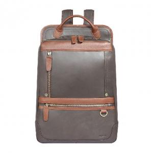 China First Layer Cowhide Leather 15.6 Inch Office Laptop Backpack For Travel on sale