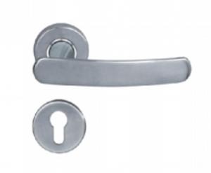  Stainless Steel Door Lever Lock Handle Hollow Plate Solid Interior Manufactures