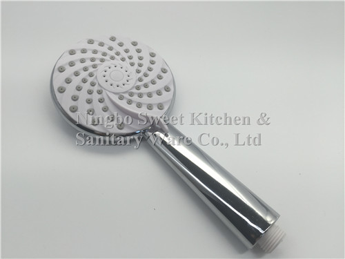 Hot-sell chrome plating three flows shower head hand shower set overhead shower rain shower kit