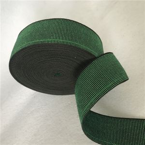 80%-90% Elongation Elastic Straps For Sofa , Printed Upholstery Webbing Clips