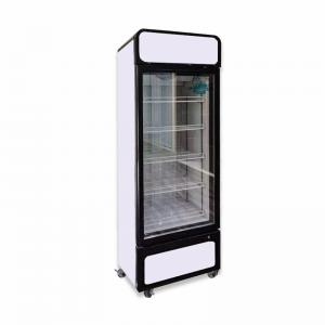 China Commercial Supermarket Upright 400L Glass Door Display Fridge Freezer on sale