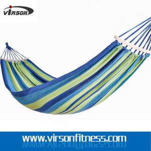  Virson Wholesale Outdoor Canvas Hammock with Polyester Cotton Canvas Material Manufactures