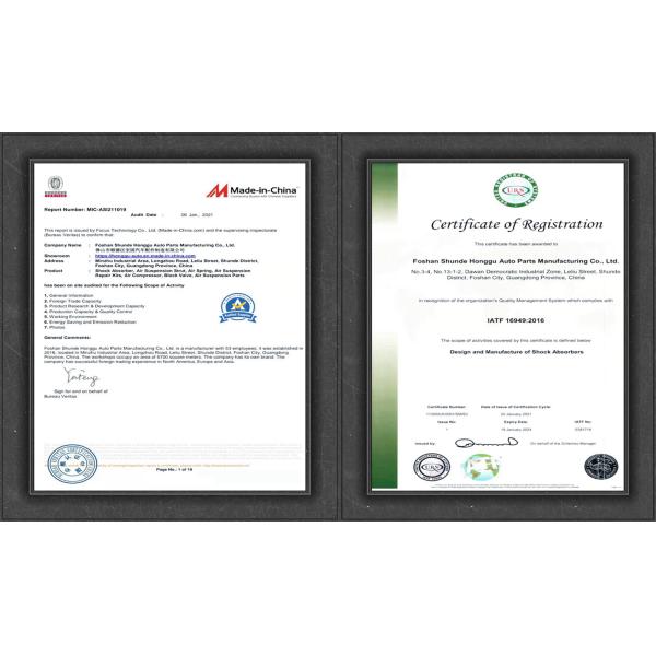 Front Continental Bentley Air Suspension Absorbers 3D0616040D