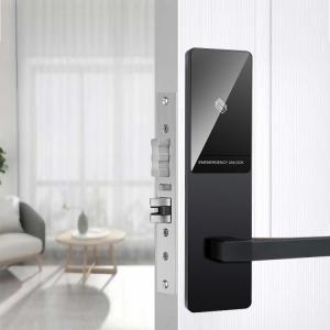  Electronic Office Key Card door lock hotel system digital smart door lock with door handle Manufactures