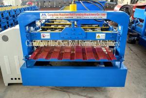  1250 mm Galvanized Sheet Metal Roll Forming Machines 5.5kw Power Manufactures