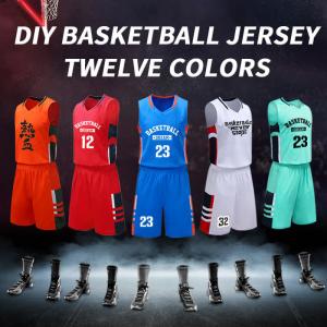NBA Team Basketball Practice Shirts 100% Polyester Fabric Material  V Neck Collar