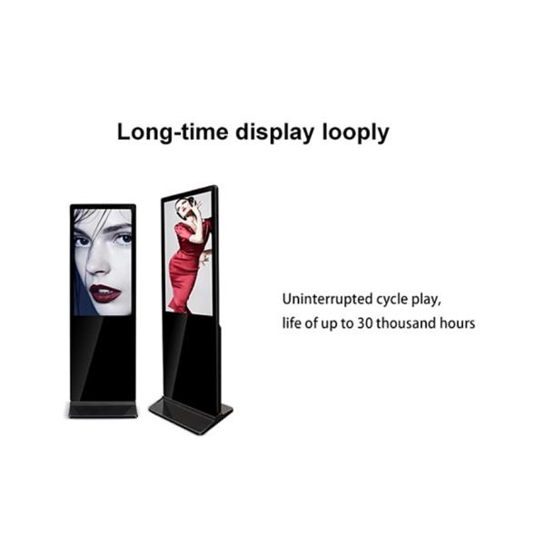 55" 65" Digital Display Touch Screen Kiosk RK3288 WIFI 3G / 4G With Metal Housing