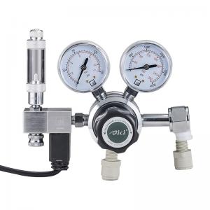 China Double Watch Aquarium CO2 Regulator Valve Magnetic Solenoid on sale