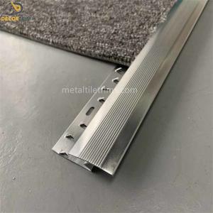  Z Bar Flooring To Carpet Transition Strip Shiny Silver With Nails Manufactures