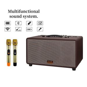 Bluetooth Outdoor Portable Speaker 6.5 Inch Karaoke Loudspeaker With Usb Port Manufactures