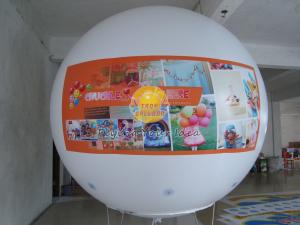  Customized Filled Advertising Helium Sphere Balloons with 0.18mm PVC Material Manufactures