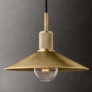 China Utilitaire Metal Slope Shade Suspended Pendant Light Lamp 85-265 Volts on sale