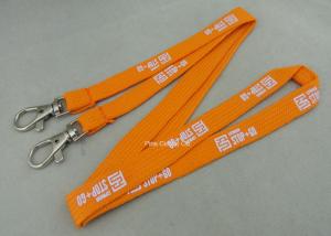  Custom Promotional Polyester Printing Lanyards , Tube Lanyard With Solid Color Printing. Manufactures