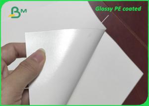  Glossy Single Side PE Film Coated Paper 280g + 15g PE For Paper Cups Manufactures