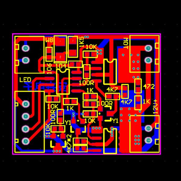 Fr4 Heavy Copper PCB Green Oil Handheld Beauty Instrument Multi Layer PCB Board