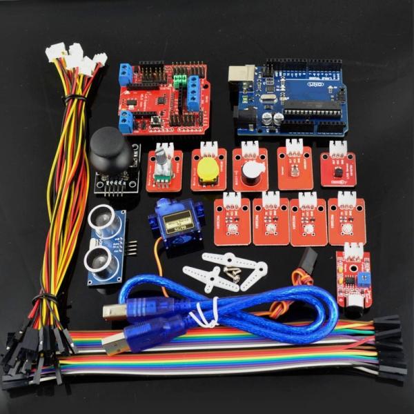 Ardublock Graphical Programming Starter Kit for Arduino with Uno R3 9g Servo LED