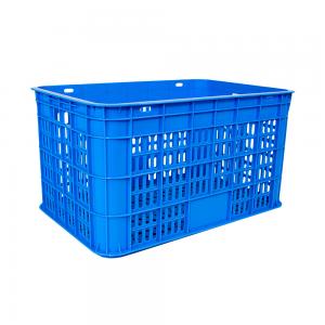  Solid Box High Pressure Plastic Basket Crate Tray Pallet Box Food Grade Plastic Crates 520 x 360 x305 Manufactures