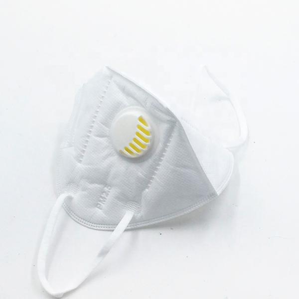 FFP2 Foldable Dust Mask , Disposable Folding Face Mask With Elastic Ear Loop