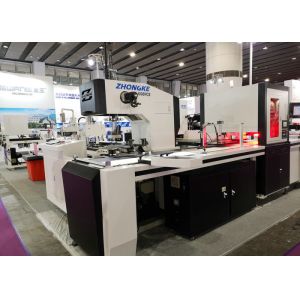  Zk-660FCS Cardboard Box Making Machine With Visual Manipulator Positioning Manufactures