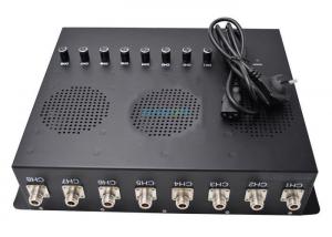  Black 80w High Power VRadio Signal Jammer Adjustable 8 Bands For Police Manufactures