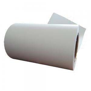 China HM2033 Eco Thermal Hotmelt Glue Glassine Liner Self Adhesive Thermal Paper on sale