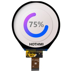 3.4 Inch IPS 800x800 Round Screen TFT Display Panel For Industrial Control