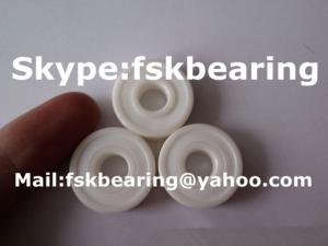 China White Miniature Ceramic Skateboard Bearings Si3N4 ZRO2 Material on sale