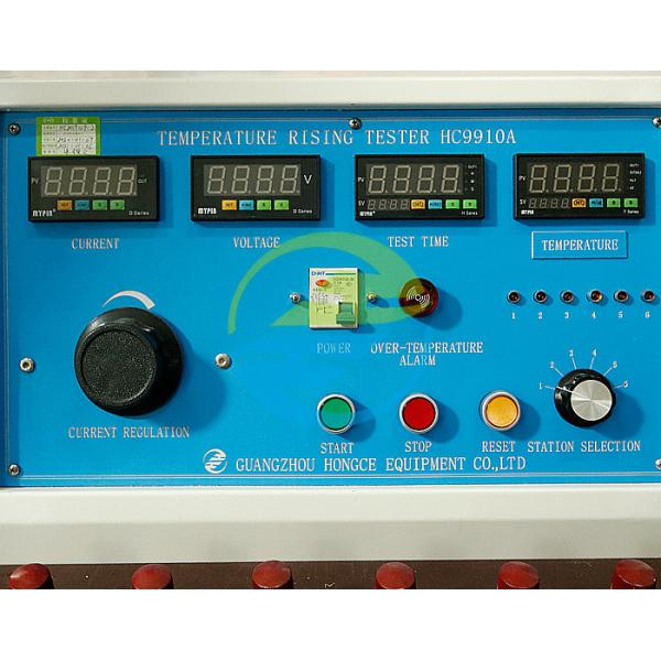 IEC60884-1 Plug Socket Tester Temperature Rise Tester High Precision 6 Work Stations