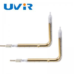  Plastic Welding Gold Plated Infrared Heating Tube Double Element Manufactures