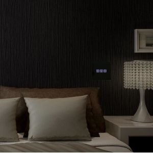  AC 85~250V 50/60Hz Zigbee Home Automation Glass ABS Light Switch Manufactures